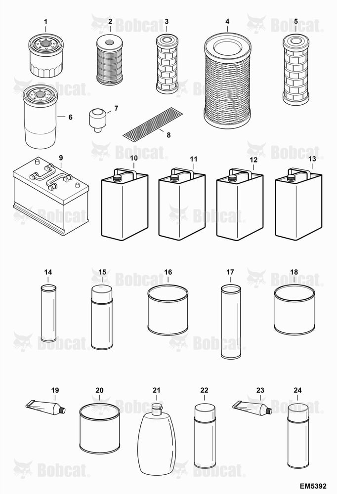 Maintenance Items (Service Parts)