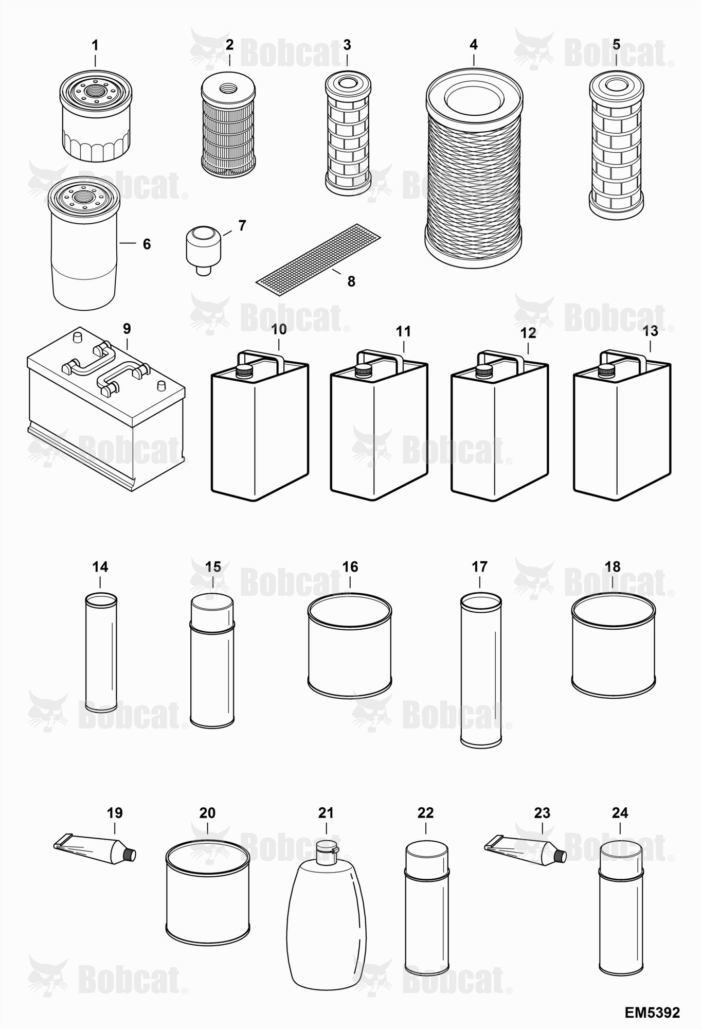Maintenance Items (Service Parts)