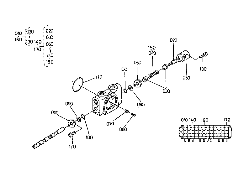 Control Valve (3) (S/P) Spool Section (1)
