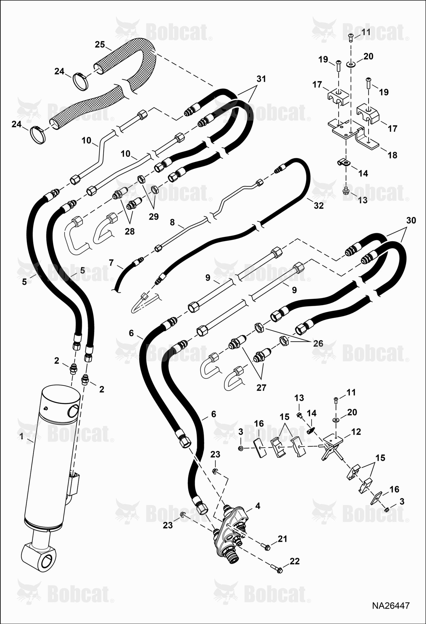 Hydraulic Circuitry (Inner Boom)