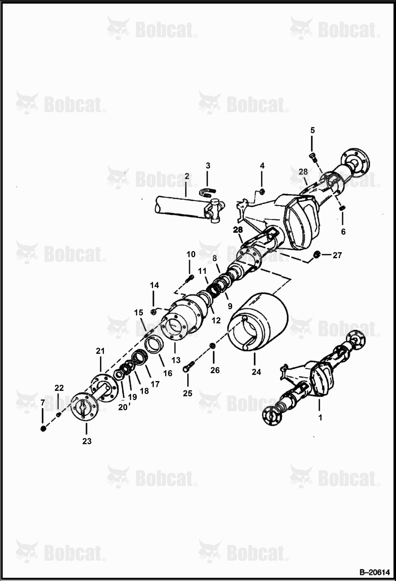 Front Differential & Hub ASSY.