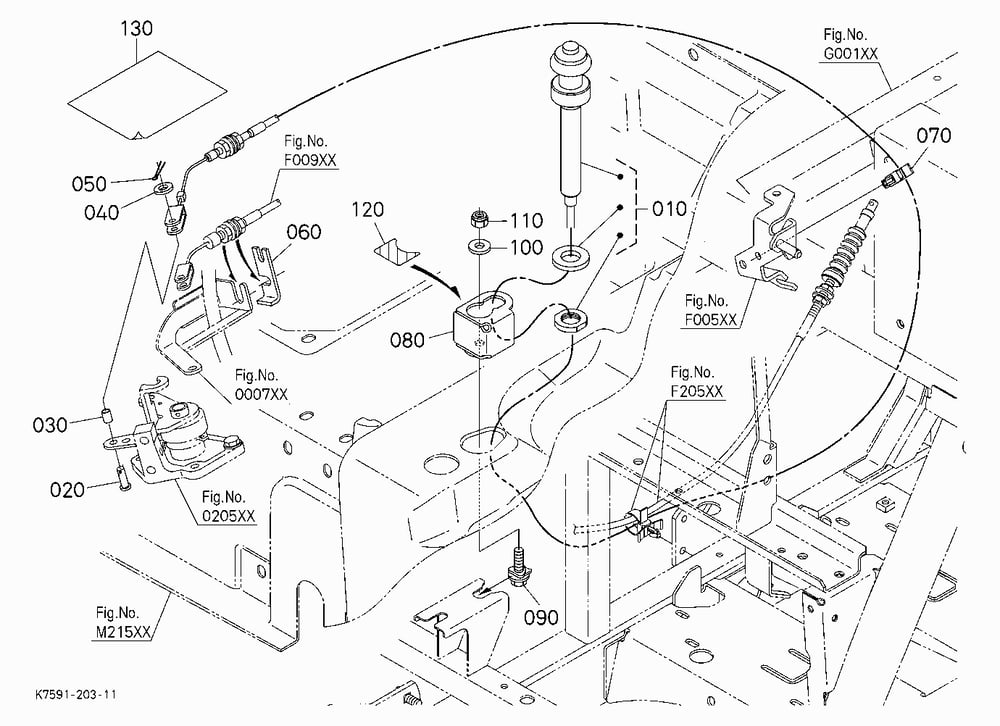 HAND THROTTLE KIT (W/G No.V5241) [OPTION]
