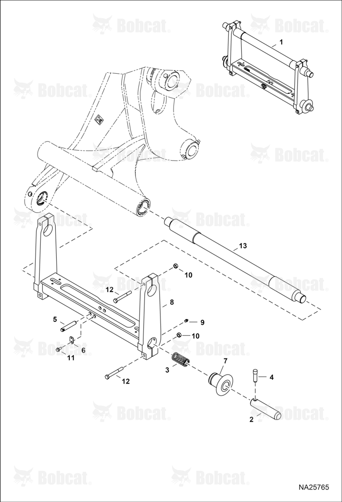 Attachment Carrier (Quick-Tach)  B5Y311001 - B5Y311098