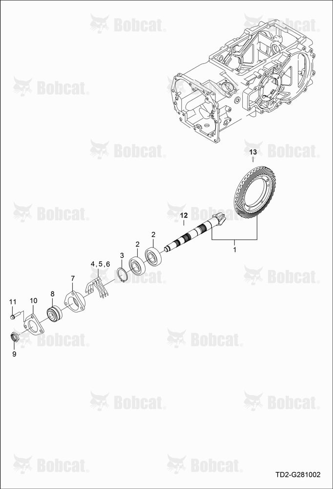 Spiral Bevel Pinion Shaft Group