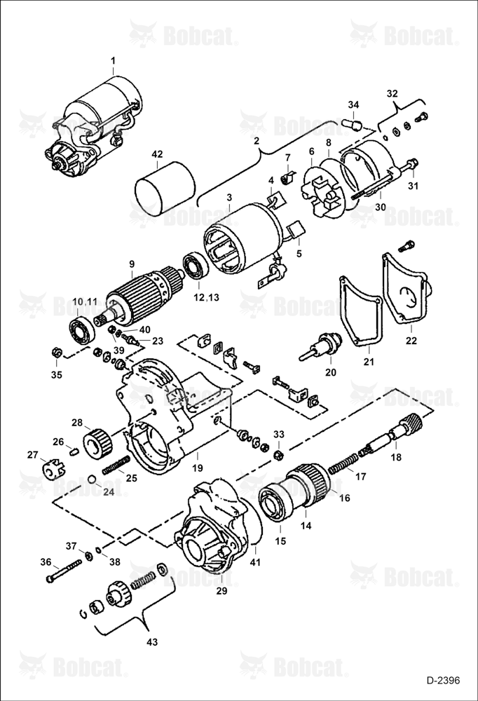 Starter (1.4 KW) (Nippondenso - 228000-5740)