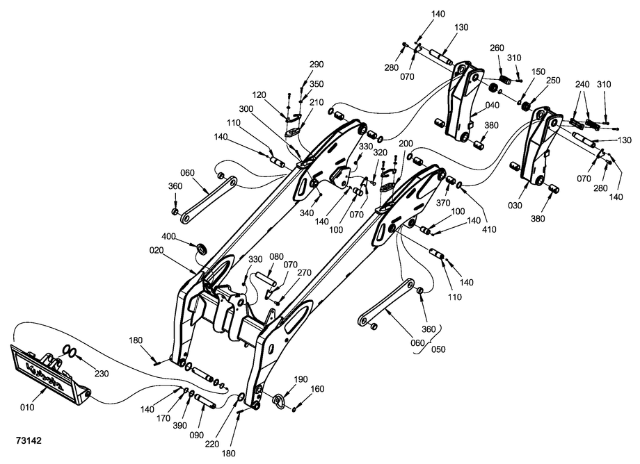 Loader Arms and Hitch
