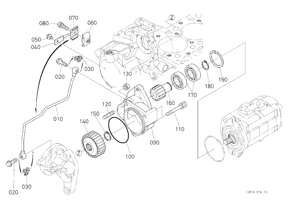 Hydraulic Pump Holder