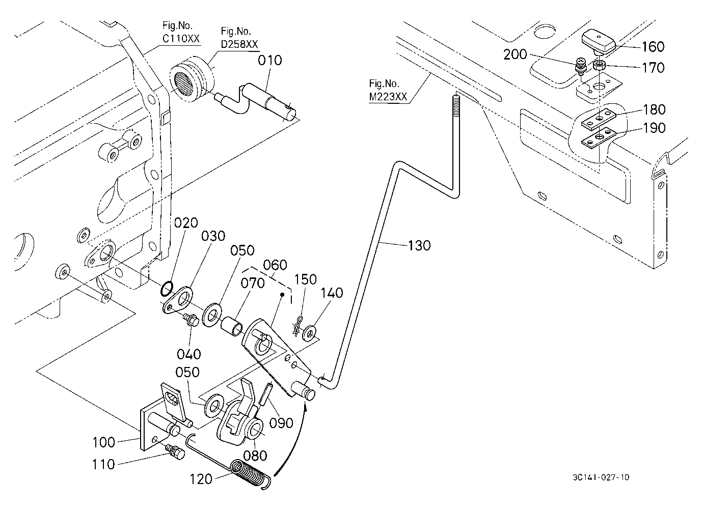 Front Wheel Drive Lever