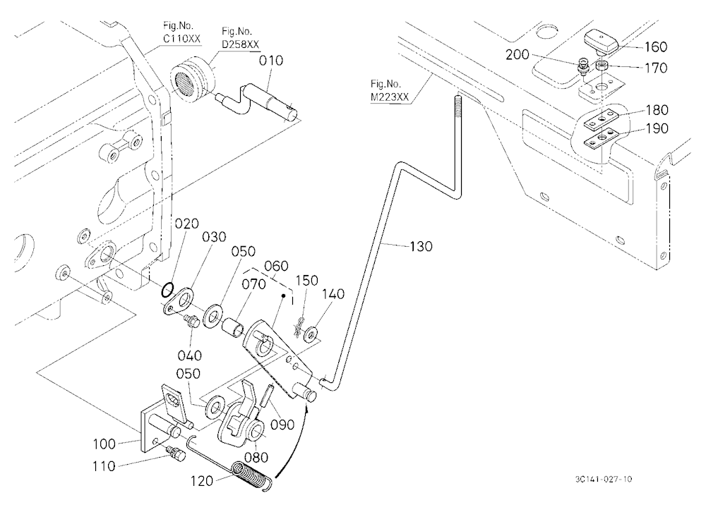 Front Wheel Drive Lever