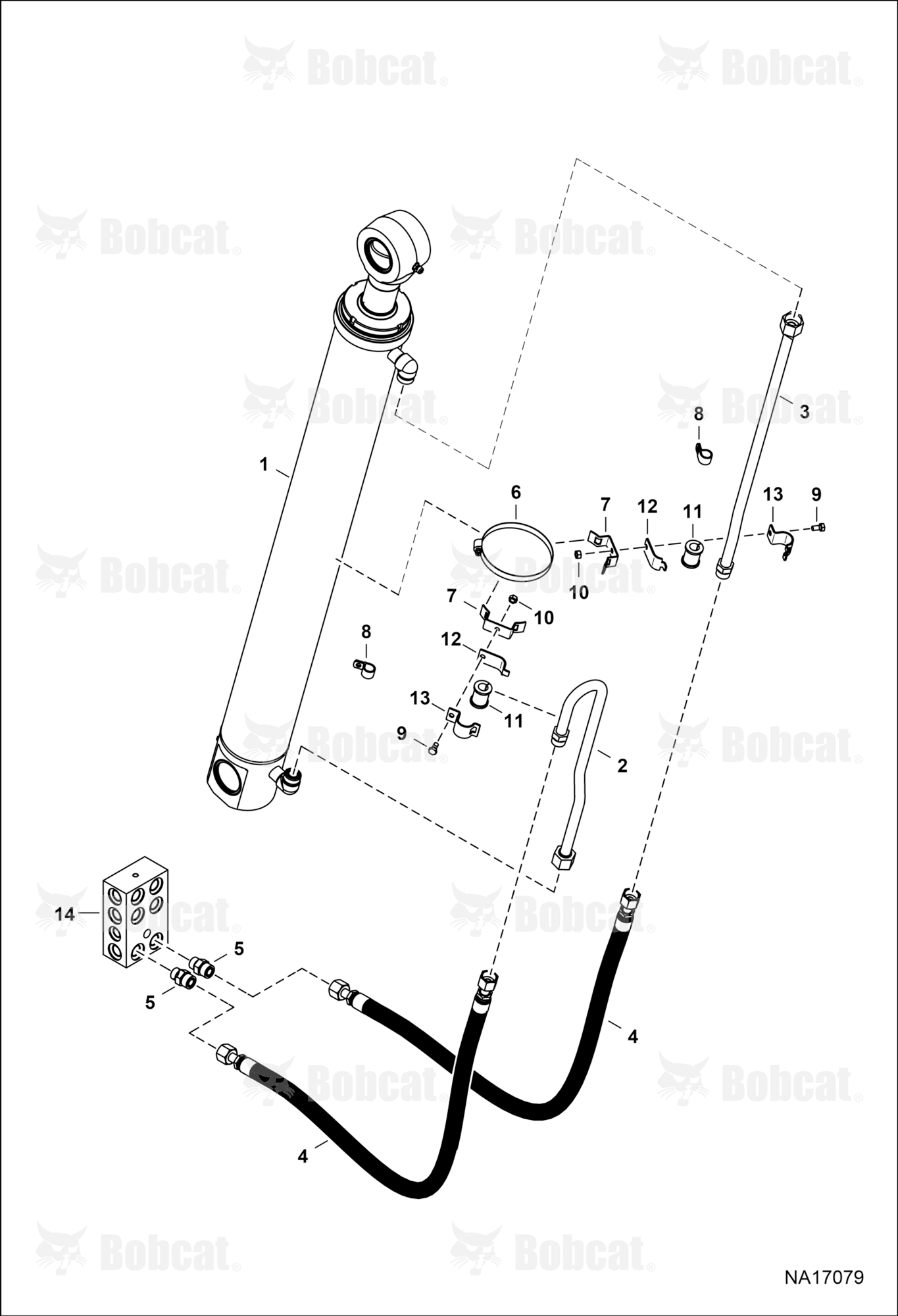 Hydraulic Circuitry (Backhoe) (Boom)
