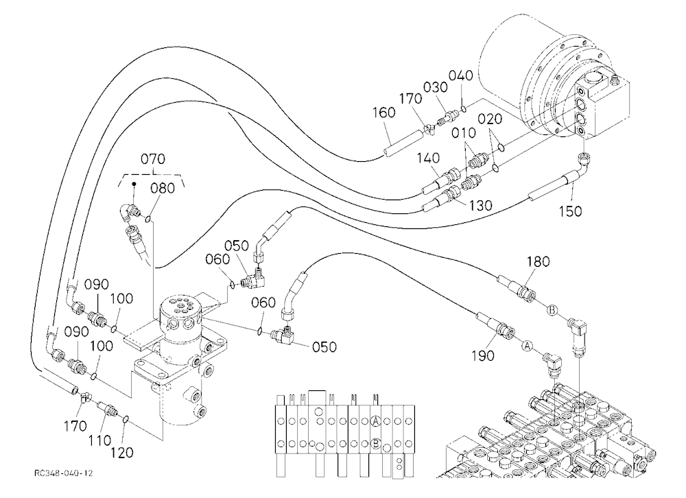 Oil Piping(Travel Rh)