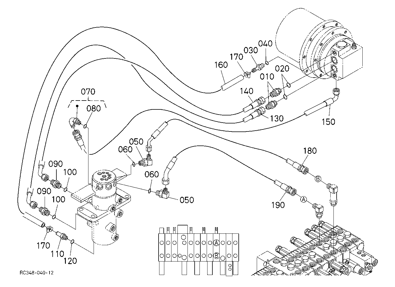 Oil Piping(Travel Rh)
