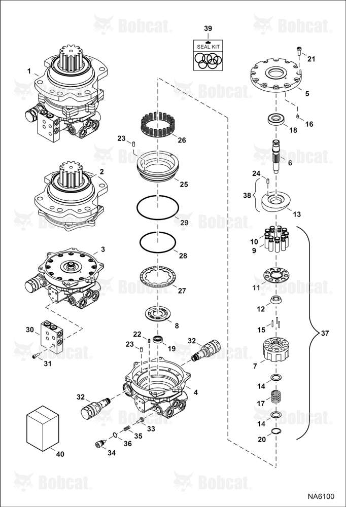 Slew Motor (Assy) ACRA11001 - ACRA12226