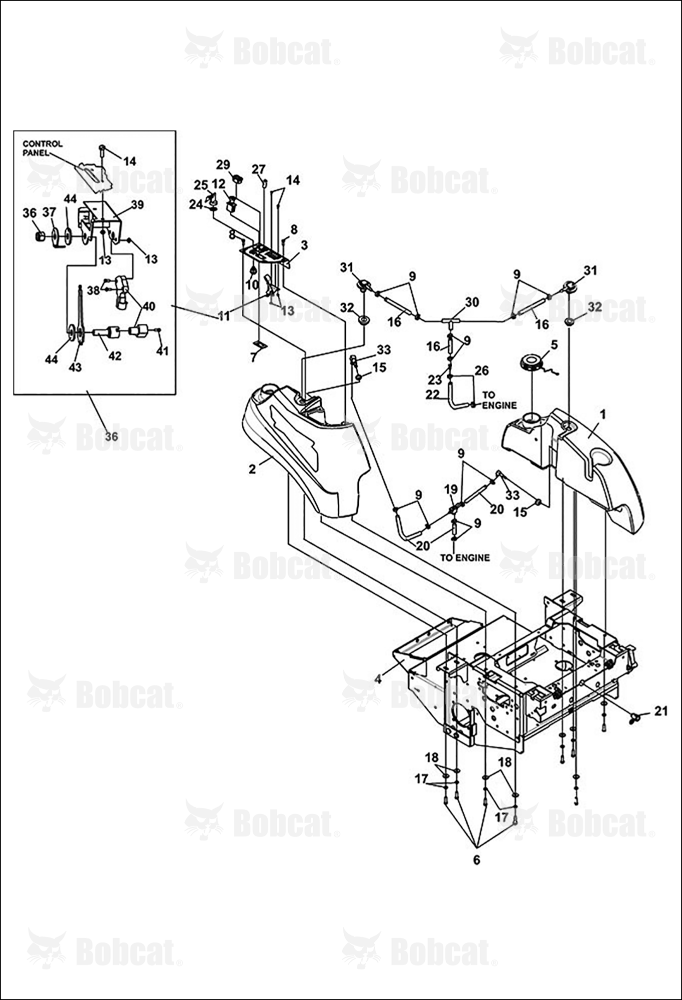 Dfi Fuel TANKS/CONTROL Panel