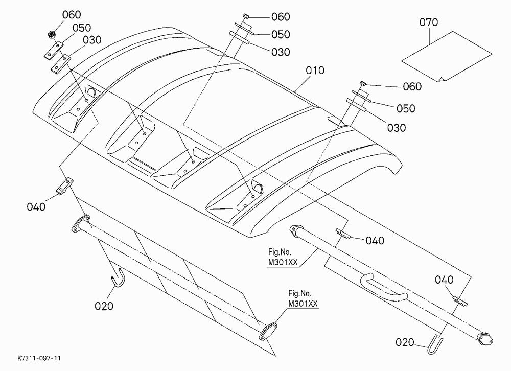 CANOPY KIT (W/G. No. V4321) [OPTION]