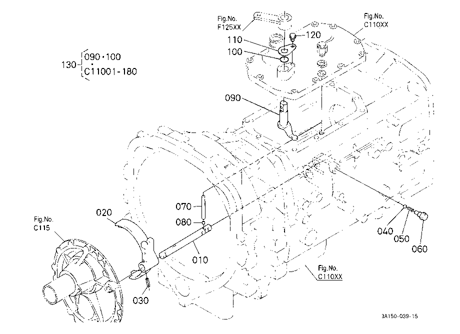 Shuttle Gear Shift Fork [Rops Type]