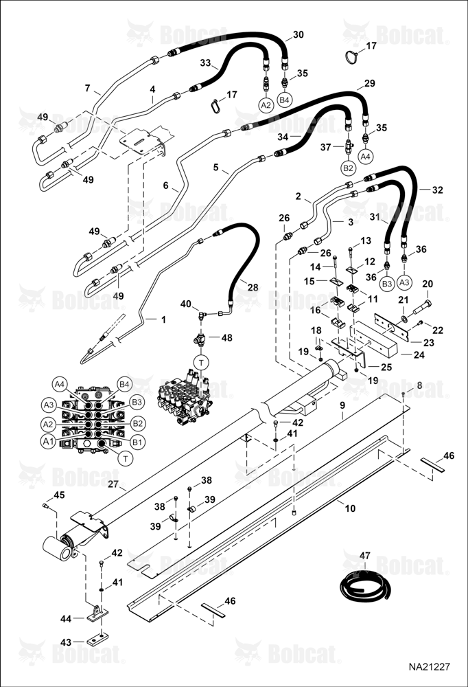 Hydraulic Circuitry (Outer Boom)