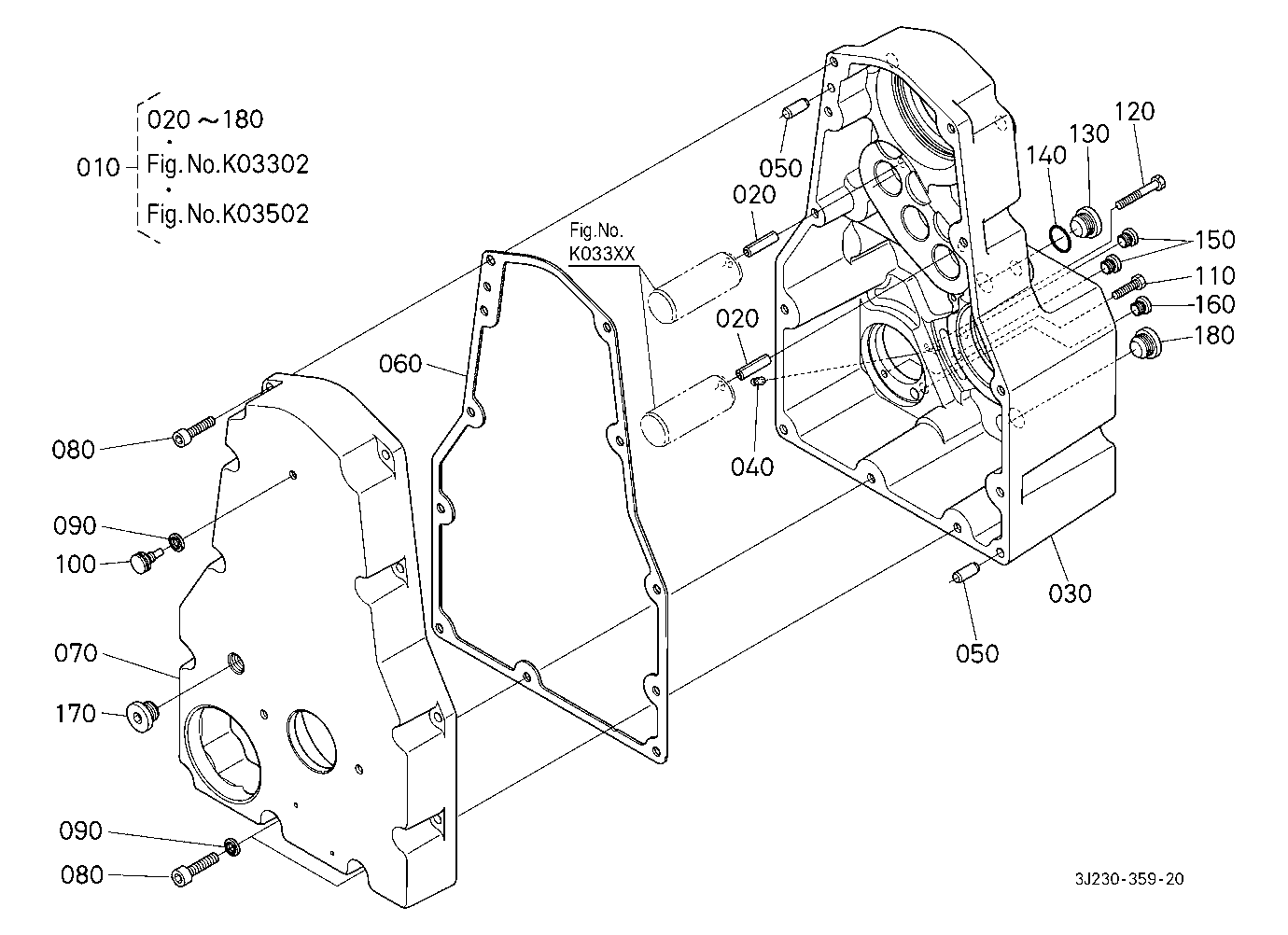 Pto Gear Case 4 (Case) [Component Parts] [With Fro