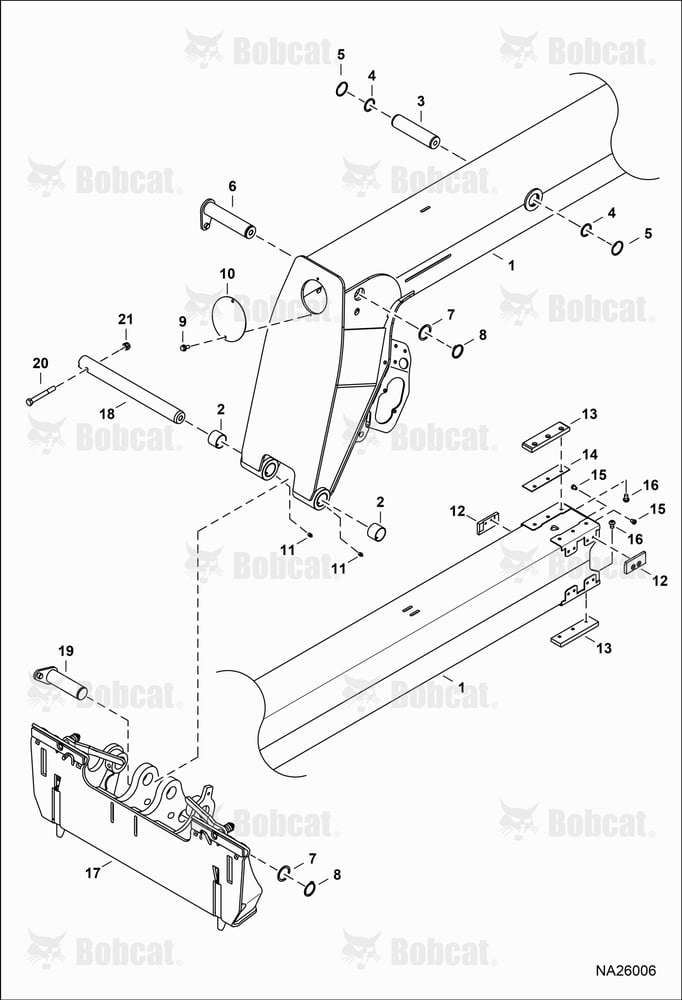 Inner Boom  B5AY13001 & Above