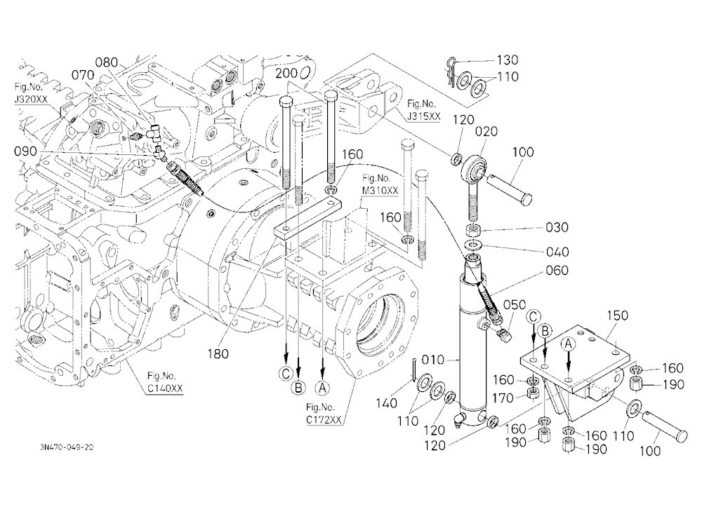 Assist Cylinder Kit Lh (W/G No.M9269B) [Option]