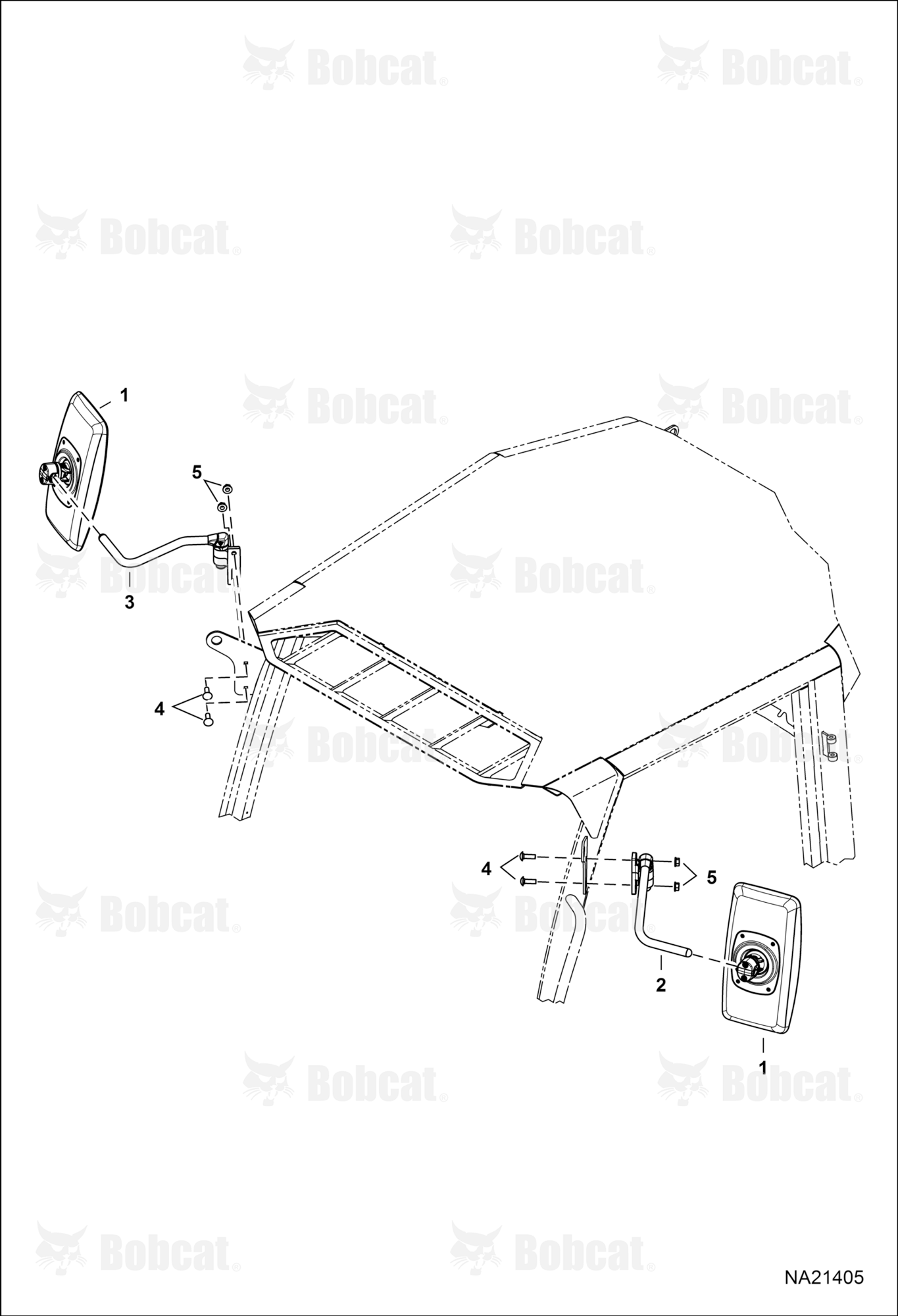 Operator CAB (Rear View Mirrors)
