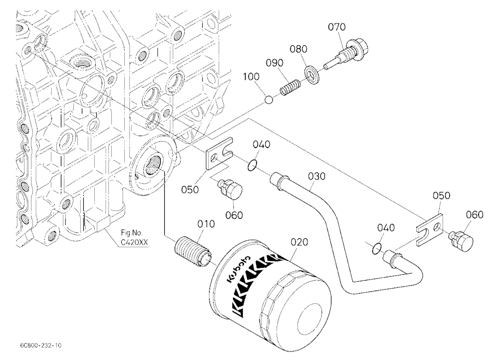 Hydraulic Oil Line (Hst)