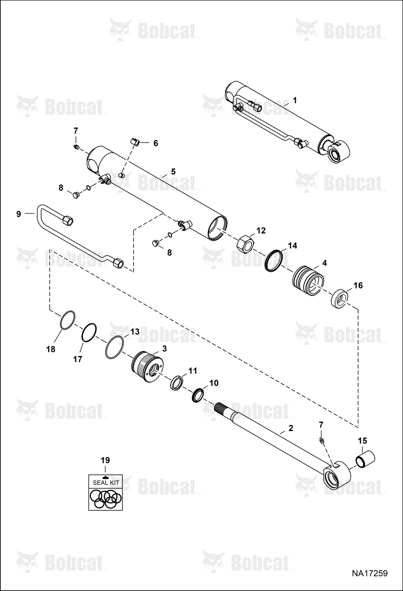 Tilt Cylinder (RH)