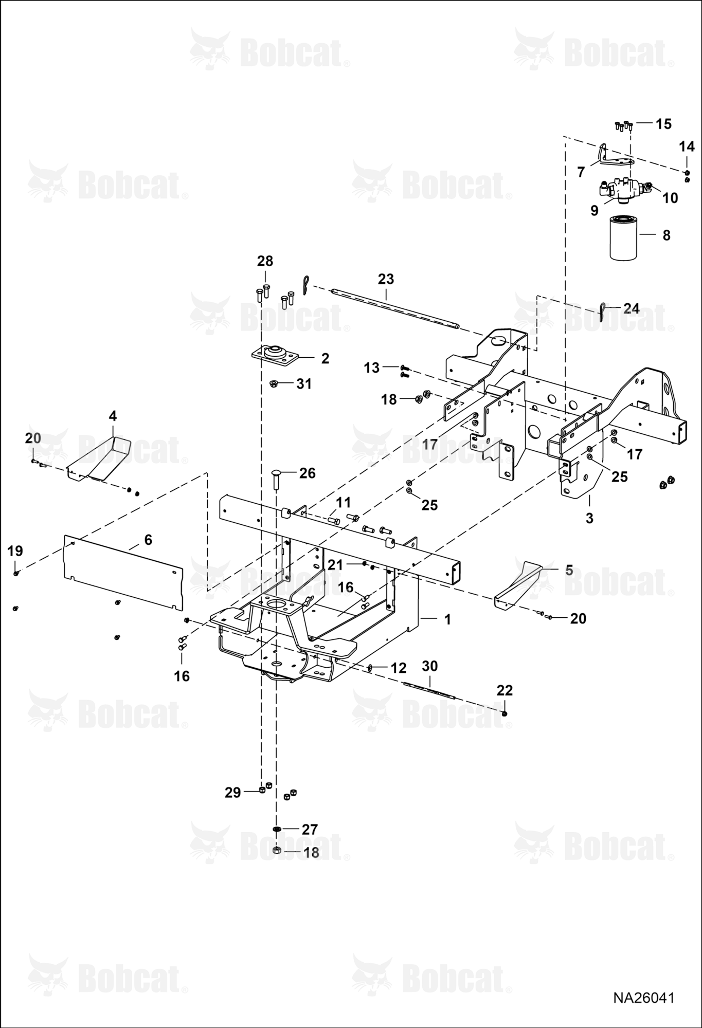 Rear Axle Support Assembly