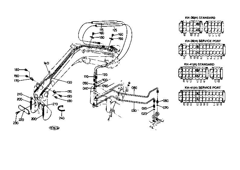 Oil Piping (Bucket)