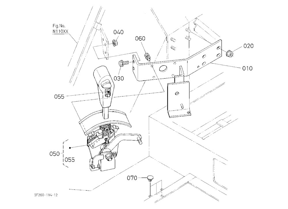 Main Gear Shift Lever