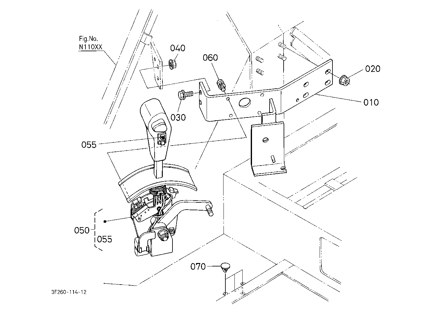 Main Gear Shift Lever