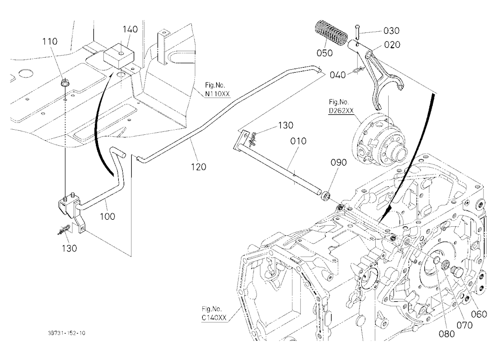 Differential Lock Shift Fork