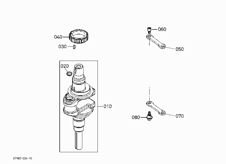 CRANKSHAFT (T1880A S.No.>=21103)