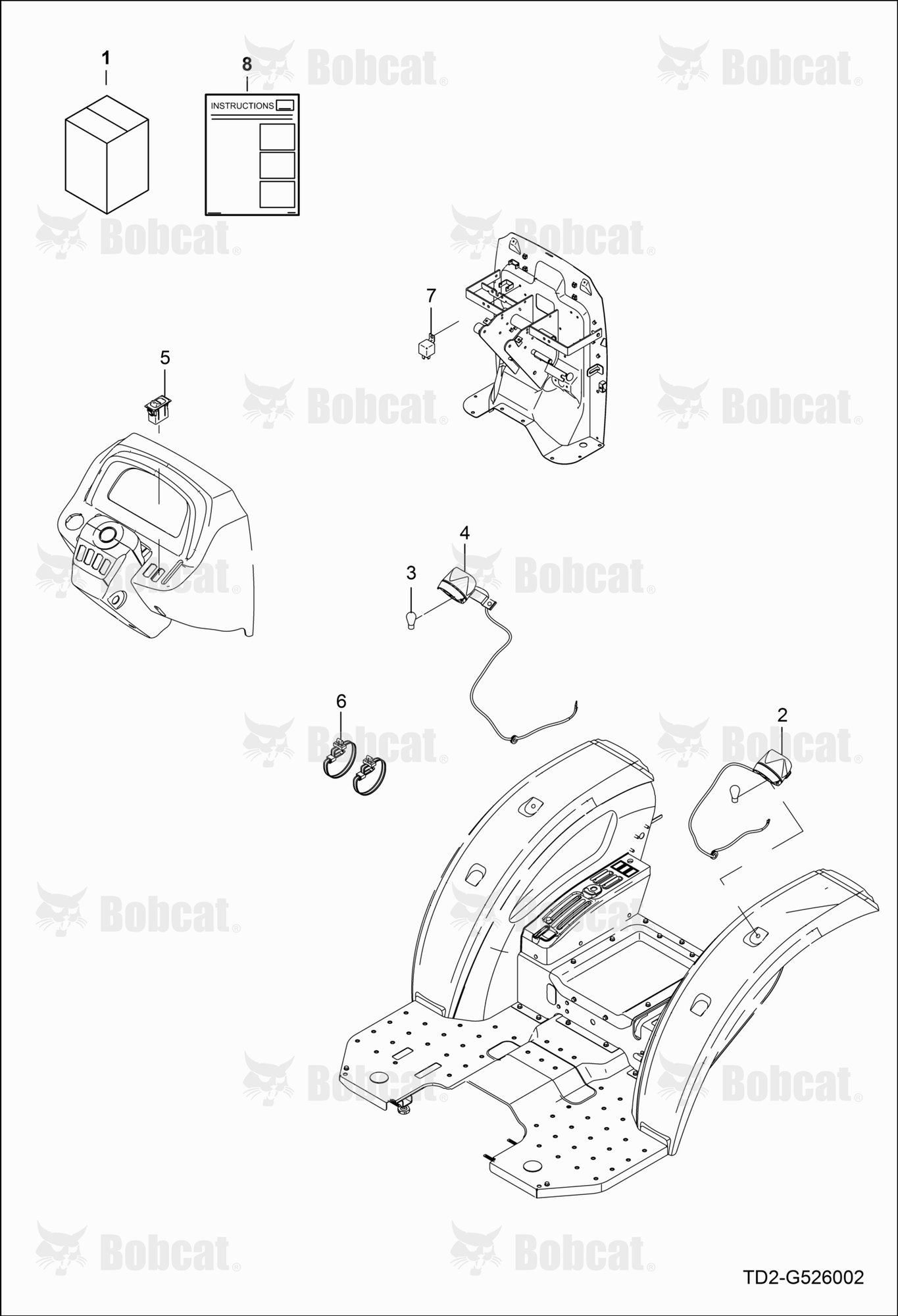 Front Working Lamp Kit