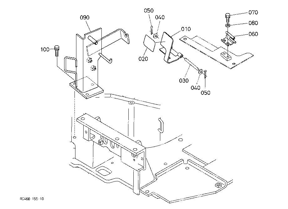 Control Pedal (Swivel/Swing Change 2)