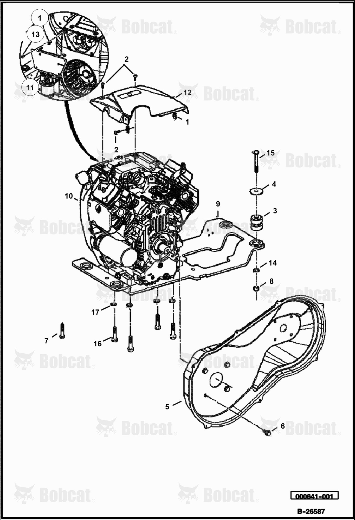 Engine Mounting (KAWASAKI ENGINE)