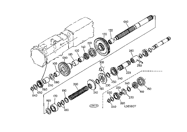 Pto Countershaft [With Wet Clutch]