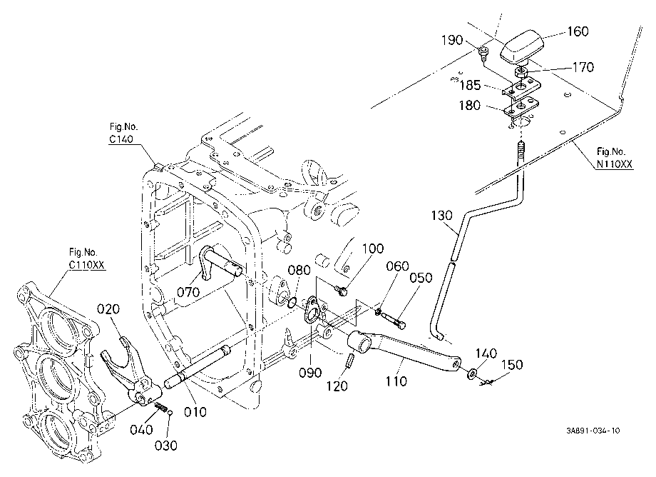 Front Wheel Drive Lever