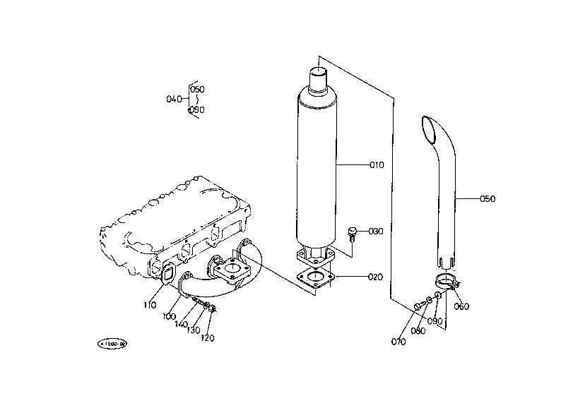 Muffler And Exhaust Manifold