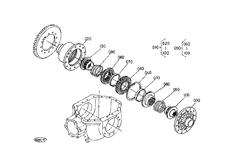 Rear Differential Case (No-Spin)