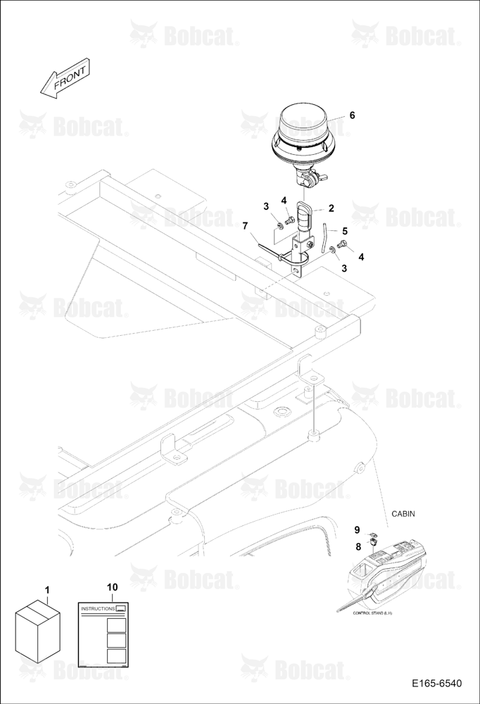 Rotating Beacon (6 Lamp)(Guard)