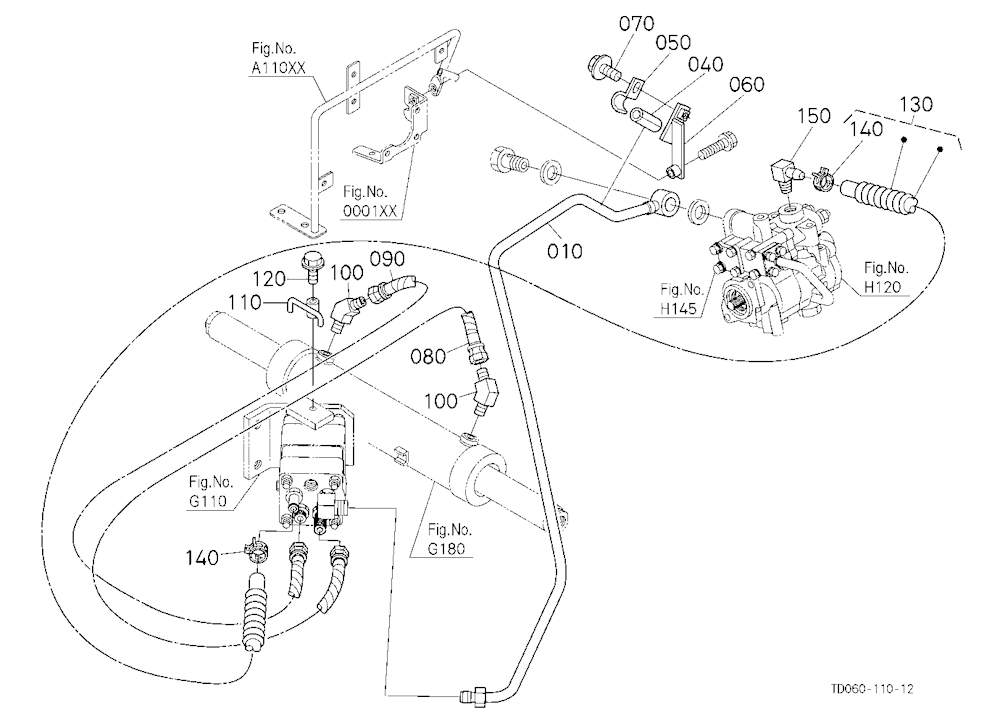Hydraulic Oil Line (Ps) [Except Hst Type]