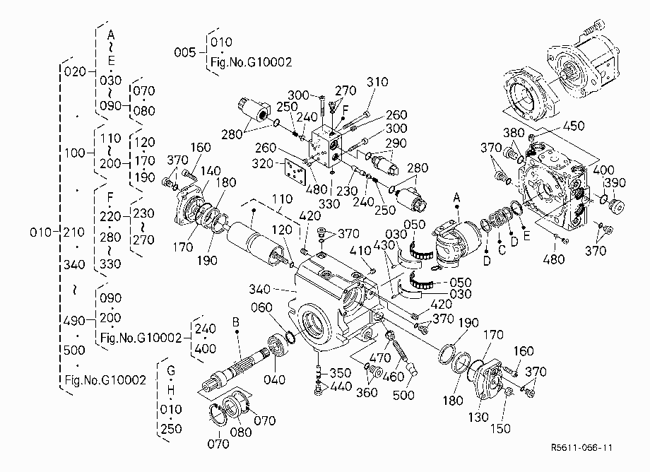 LST PUMP (COMPONENT PARTS)