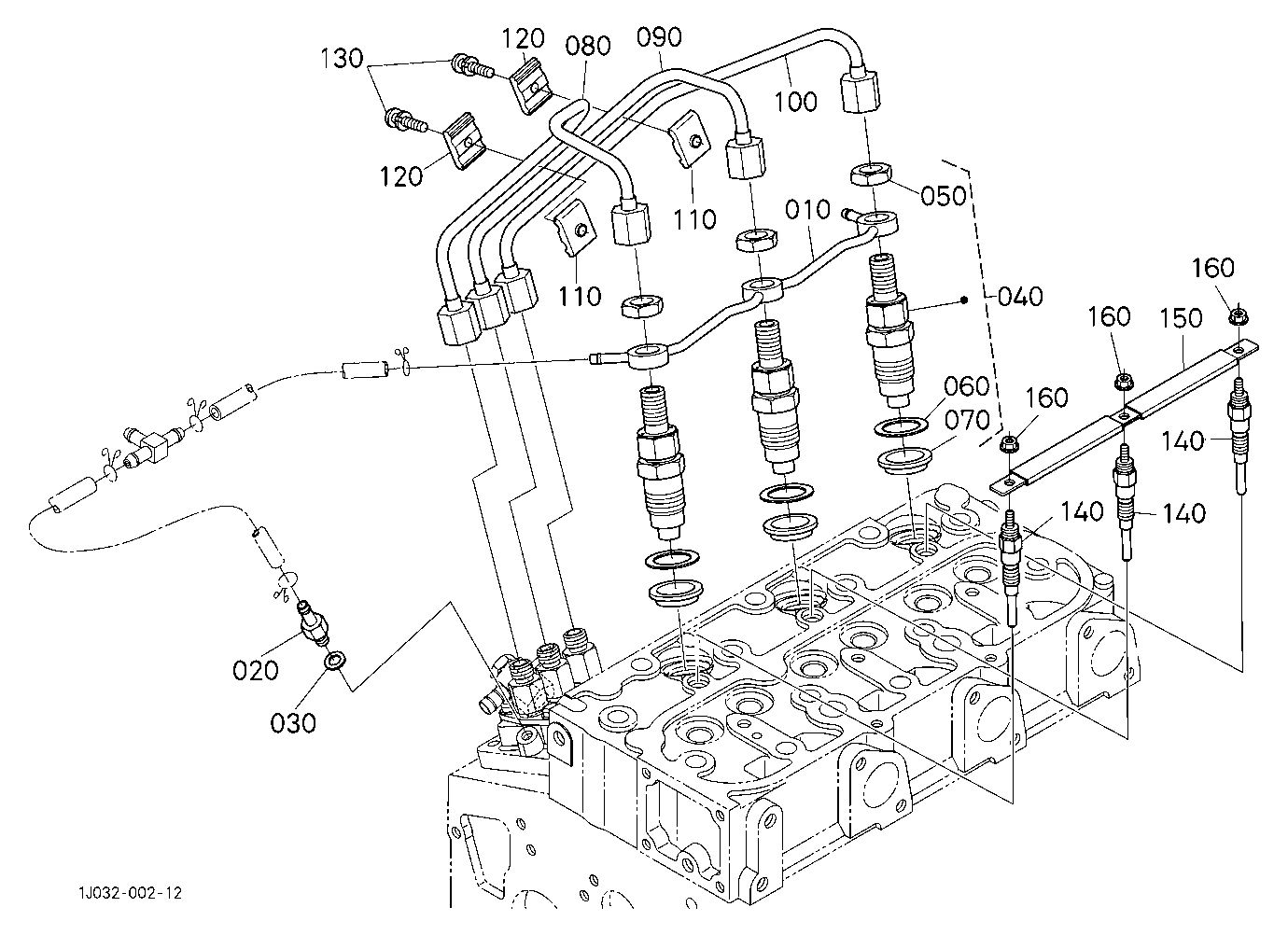 Nozzle Holder And Glow Plug