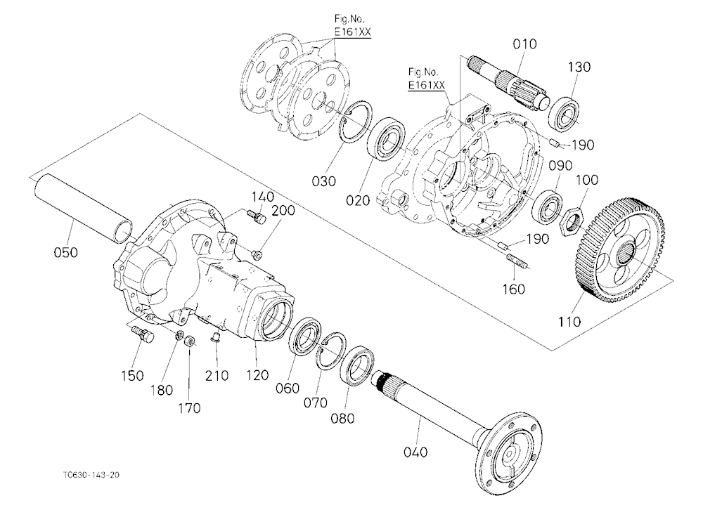 Rear Axle Lh