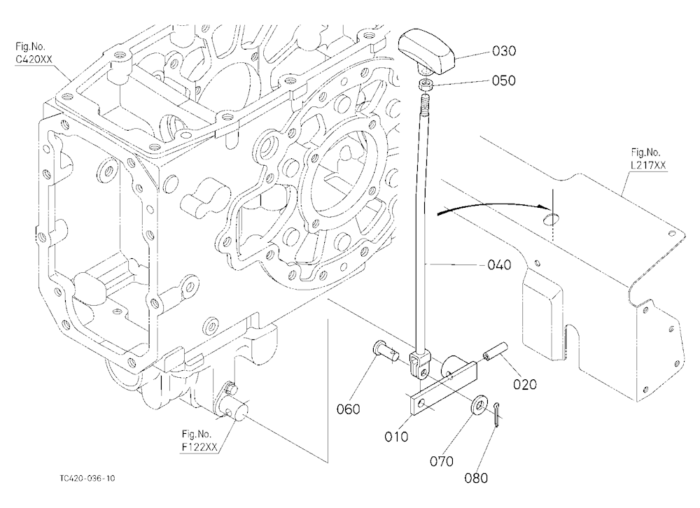 Front Wheel Drive Lever
