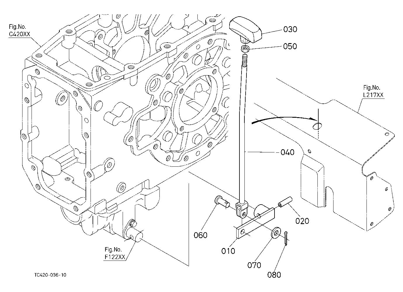 Front Wheel Drive Lever