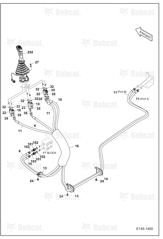 Pilot Piping (Joystick LH)