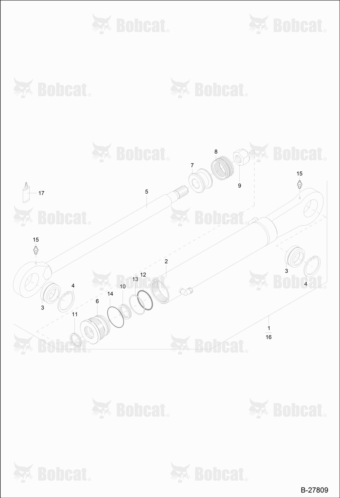 Hydraulic Cylinder - Dumping Z 105/50