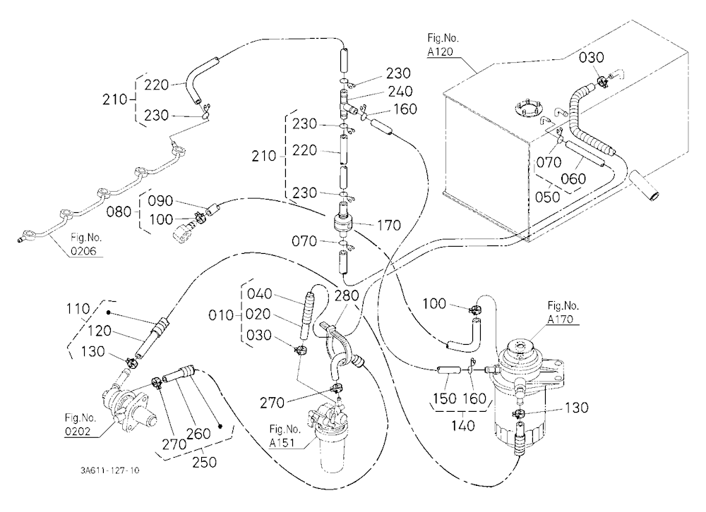 Fuel Pipe 2 (Engine) [New Type]